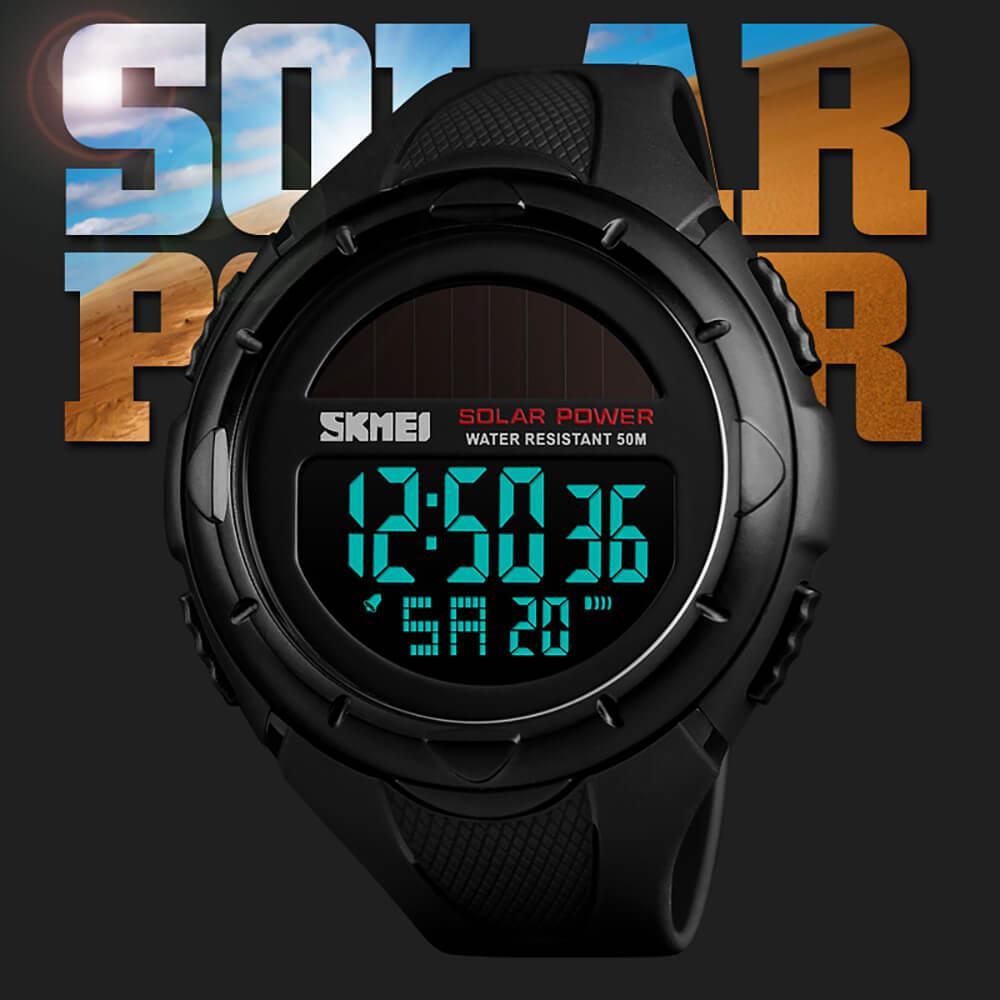 Skmei 1405 Original Solar Digital Sports Watch for Men - Skmeico