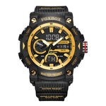 Foxbox Waterproof Luminous Large Dial Double Display Electronic Watch for Men FB0052 - Skmeico