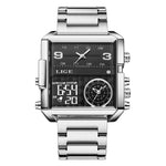 Lige Analog Digital Luxury watch for Men 8925