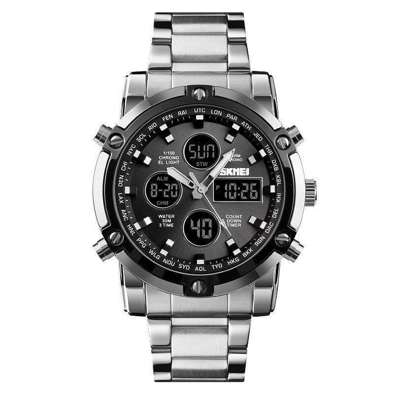 Skmei 1389 Original Analog Digital Watch Men's dual movement watch