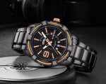 Naviforce Quartz Luxury Steel Watch For Men 9117