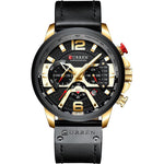 Curren Men's Hot Luxury Chronograph Quartz Wrist Watch For Men 8329 - Skmeico
