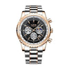 Lige Men's Quartz Watch Moon Phase Multifunctional Watch For Men 8989