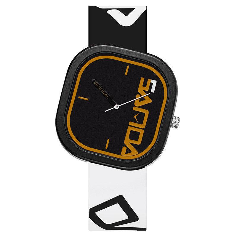 Samor Silicone Square Fashion Trend Waterproof Watch