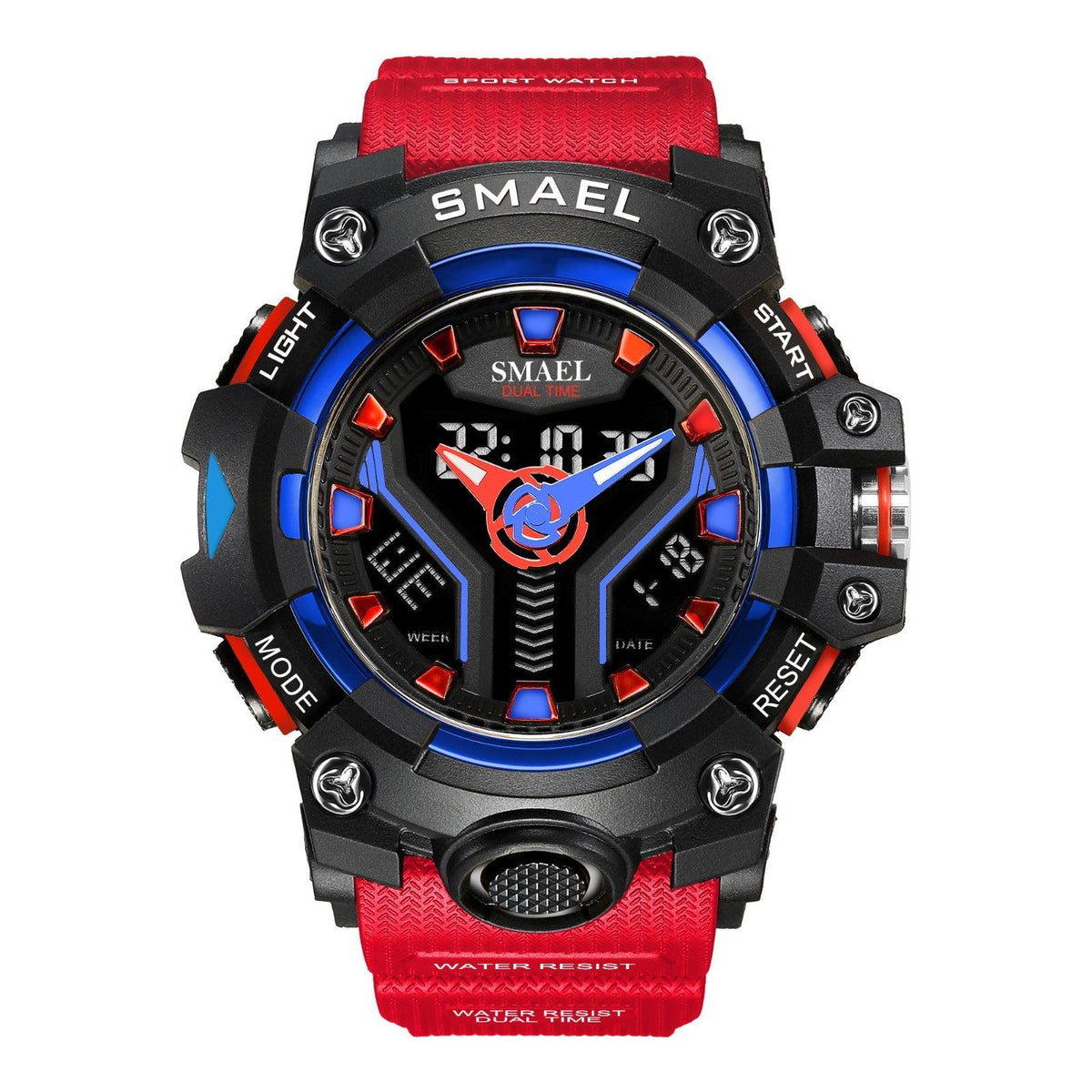 SMAEL 8075 Men's Analog Digital Waterproof Outdoor Multifunctional Watch For men