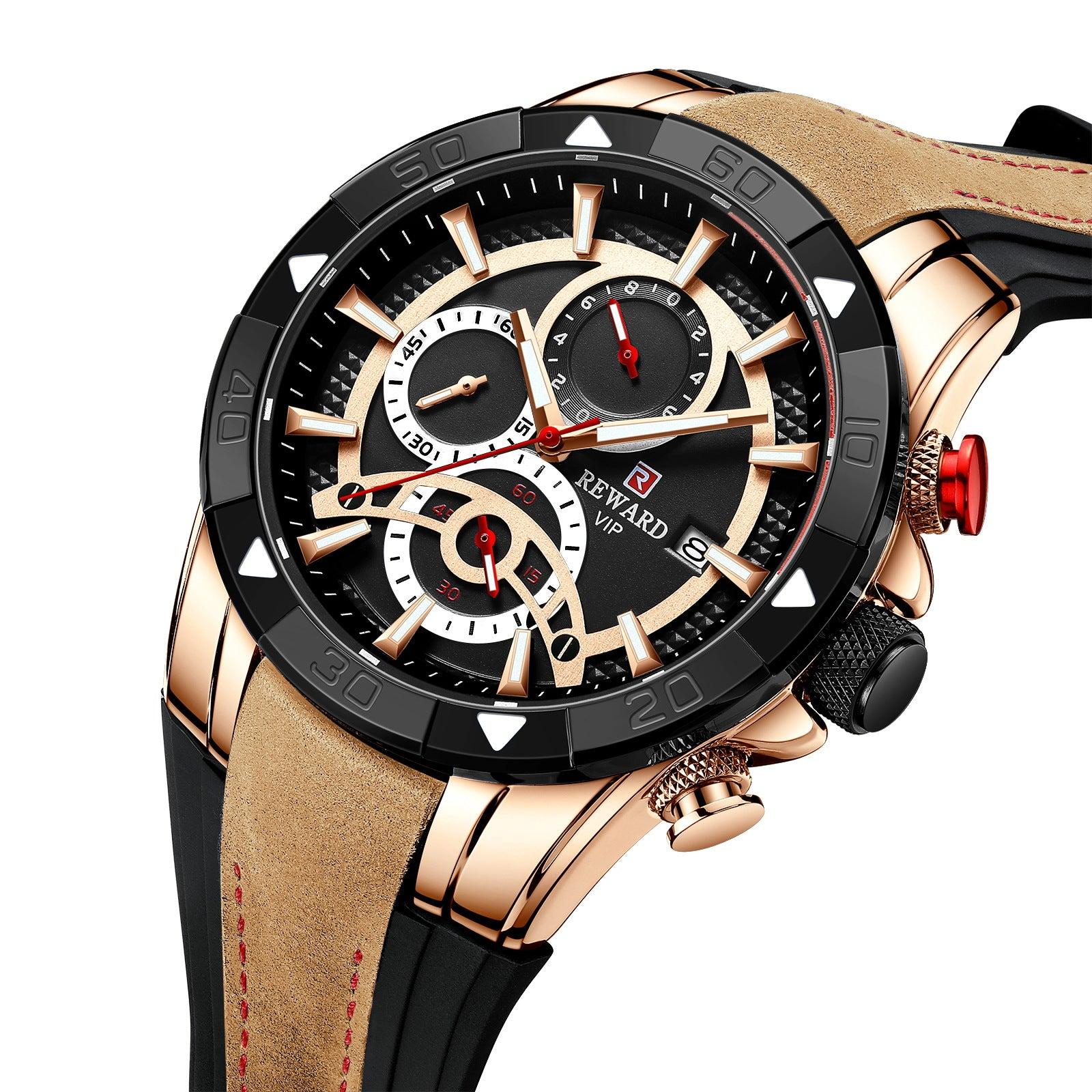 Reward Quartz Watch Six-pin Analog Classic watch for men RD83013M-ML+