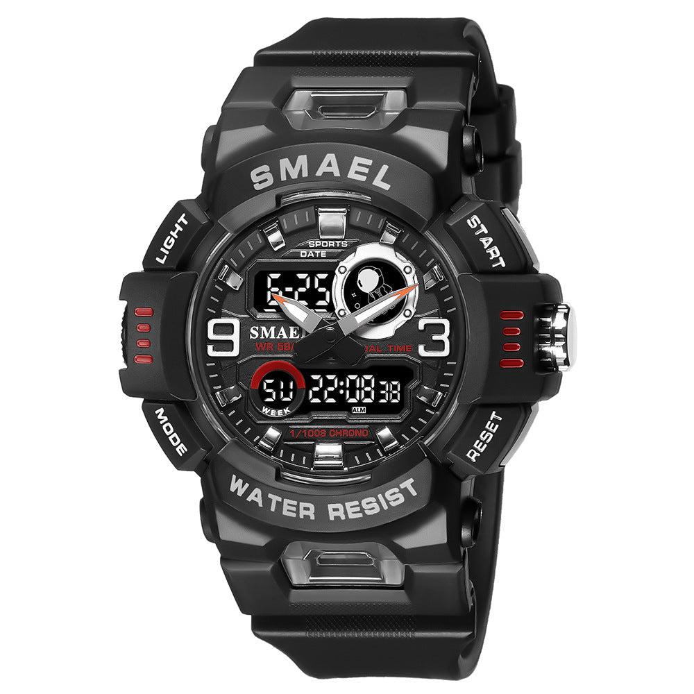 SMAEL New Outdoor Electronic Alarm Sports Watch Double Display Electronic Watch - Skmeico