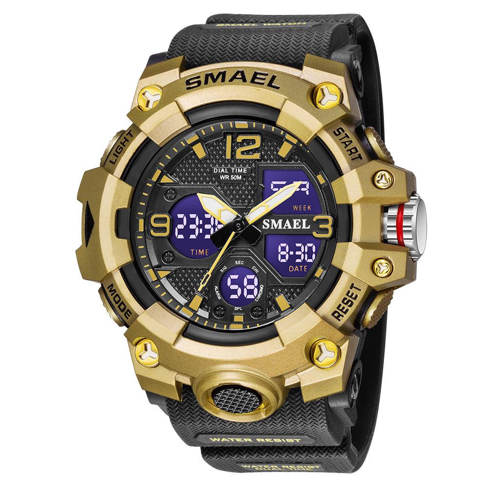 SMAEL Analog Digital Outdoor Sports Watch For Men 8008