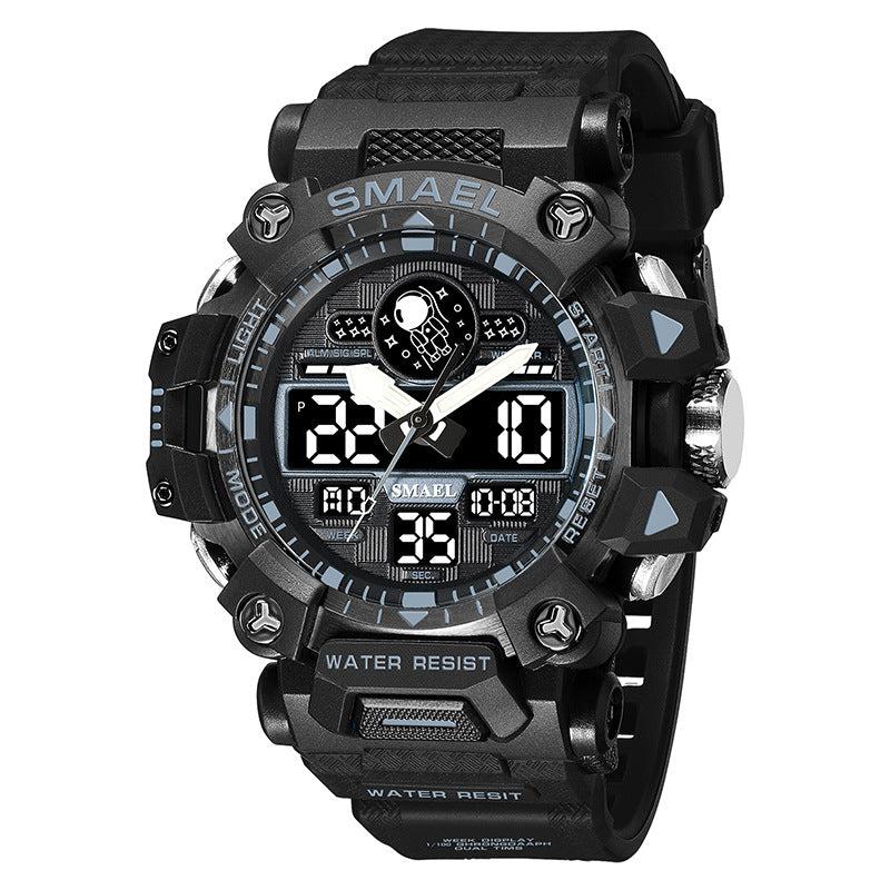 SMAEL Mens Digital Alloy Top Mens Sport Watches With Gold Big Dial, 30M  Waterproof, Electronic Movement Model 1372 N1657074 From Esfb, $79.05 |  DHgate.Com