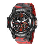 SMAEL Analog Digital Multifunctional Waterproof Watch For Men 8007 - Skmeico