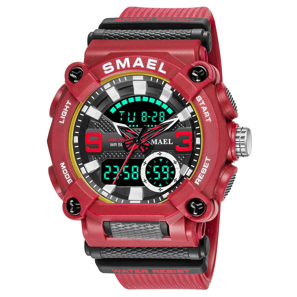SMAEL Analog Digital Multifunctional waterproof Watch For Men 8052 - Skmeico