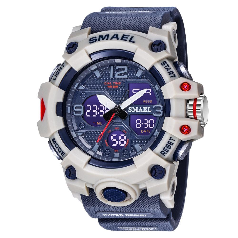 SMAEL Analog Digital Outdoor Sports Watch For Men 8008