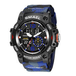 SMAEL Analog Digital Multifunctional Waterproof Watch For Men 8007 - Skmeico