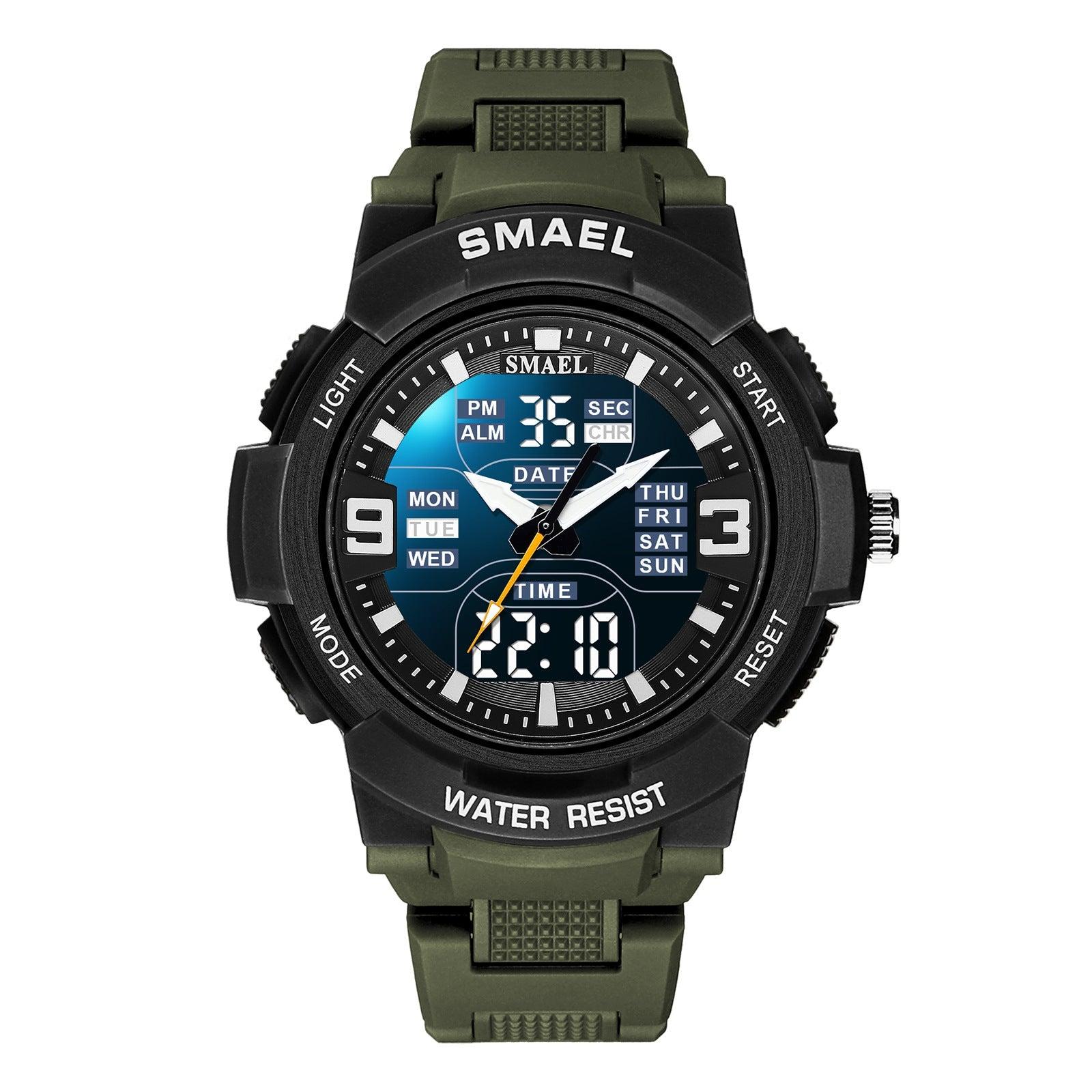SMAEL 1912 Analog Digital Multifunctional Waterproof Electronic Watch For Men - Skmeico