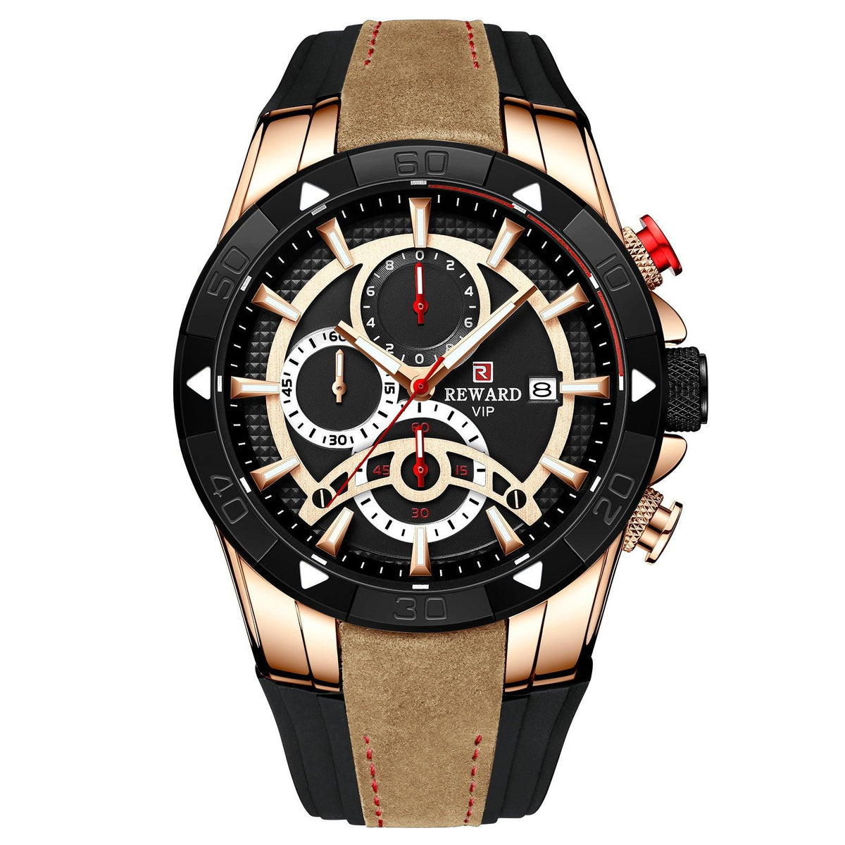 Reward Quartz Watch Six-pin Analog Classic watch for men RD83013M-ML+