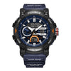 Foxbox Waterproof Luminous Large Dial Double Display Electronic Watch for Men FB0052