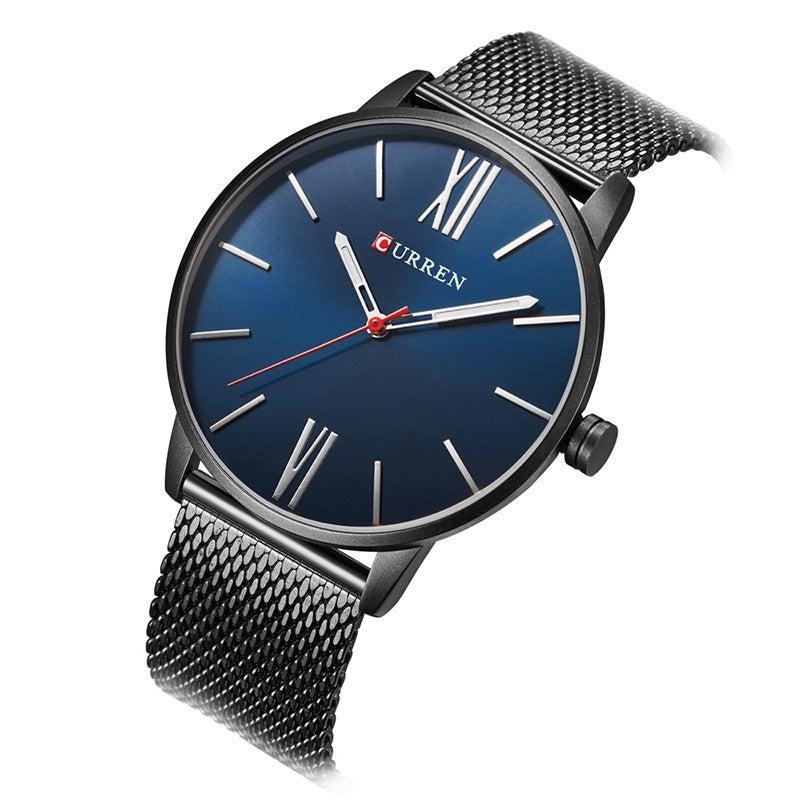 Curren 8238 Men's Fashion Stainless Steel Strap Wrist Quartz Watch