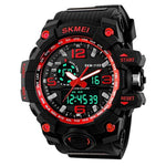1155 Analog Digital Wrist watch For Men, Boys Red Skmei
