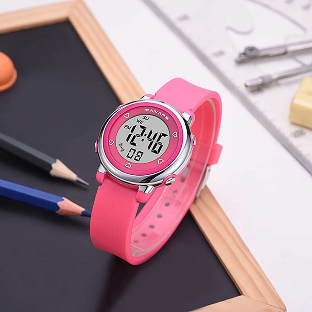 Naievear Fashion Girls Luminous Waterproof Alarm Calendar Stopwatch Digital  Wrist Watch | Fruugo SA