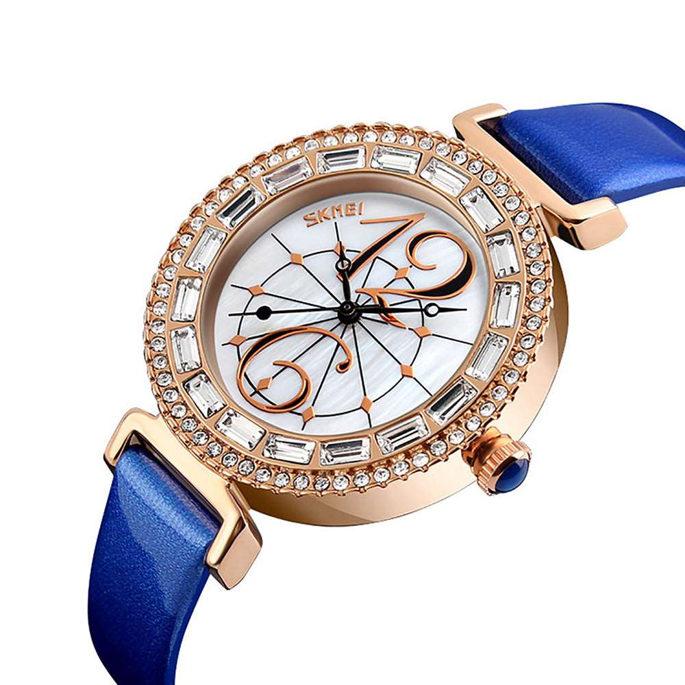 Skmei 9158 Original sparkling diamond Analog watch For Women Girls Skmei