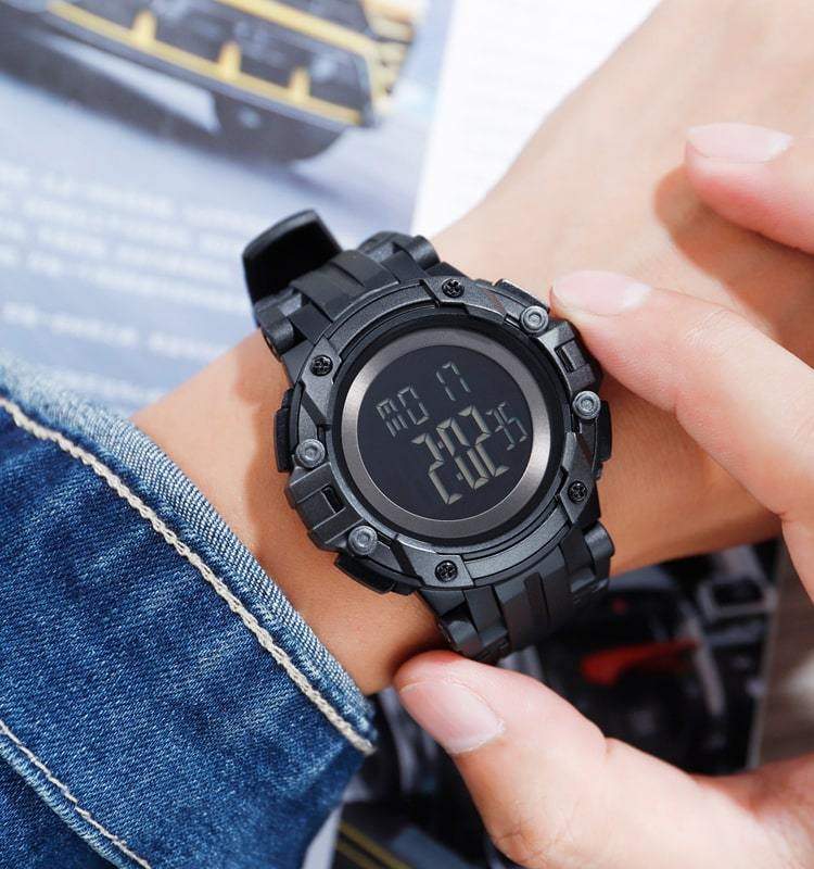 Skmei 1545 Original Digital Waterproof watch Sport watch For Men Black White Skmei