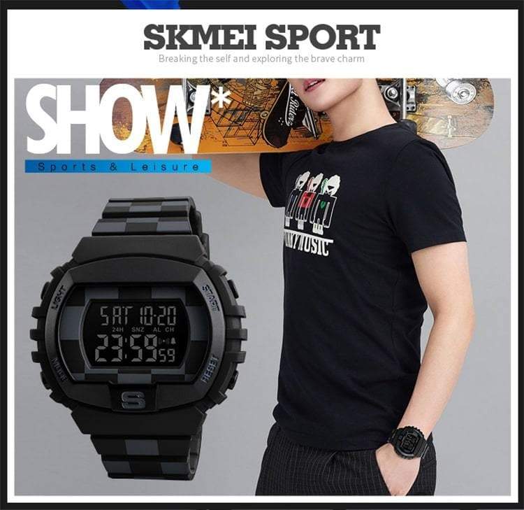 Skmei 1304 Original Novel Dial waterproof sports Digital watch for men Skmei