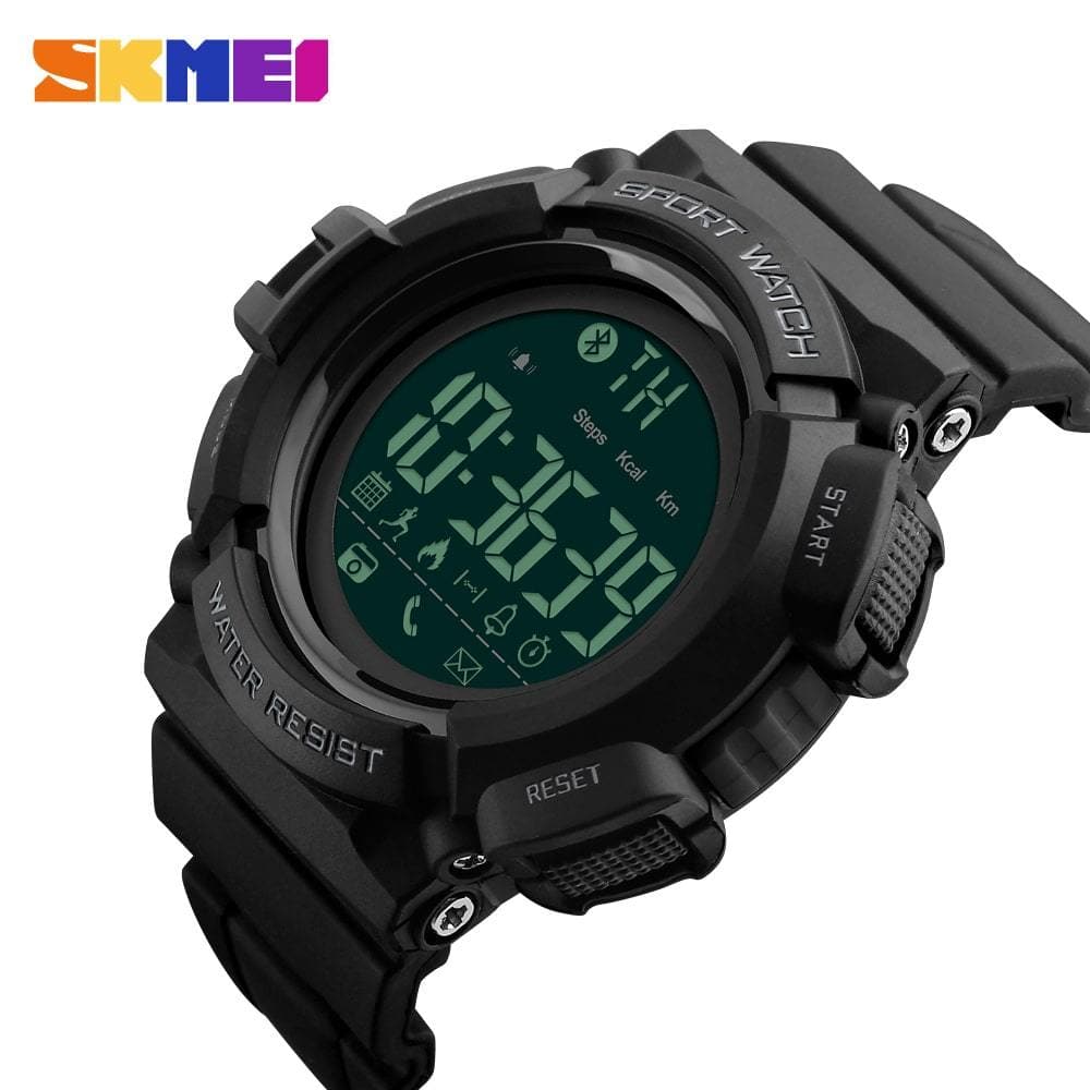 Skmei 1245 Smart watch Bluetooth watch Round digital watch for men Skmei
