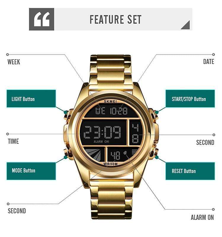Skmei 1448 Original Digital Multifunction watch for Men Skmei